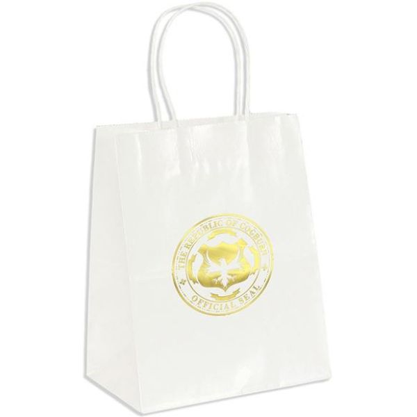 Amanda Gloss White Paper Shopper
