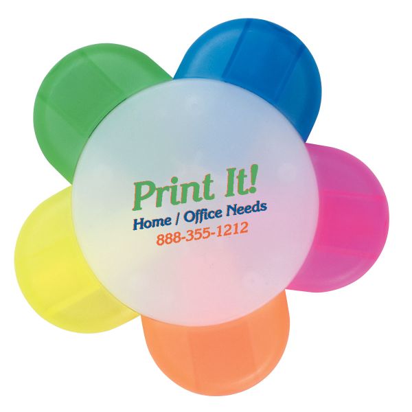 5 Prong Highlighters Full Color Print