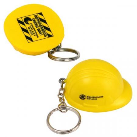 Hard Hat Key Chains Stress Relievers 1