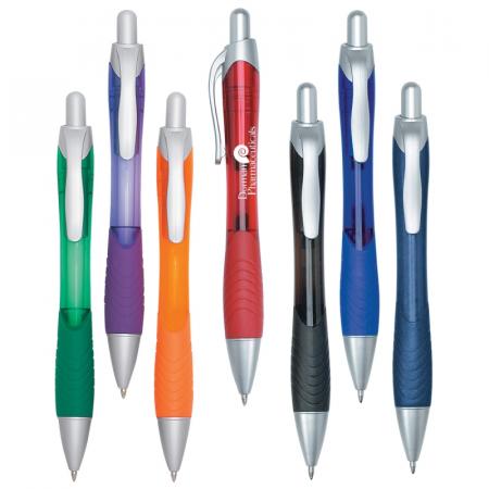 Rio Ball Point Pens with Contoured Rubber Grip 1
