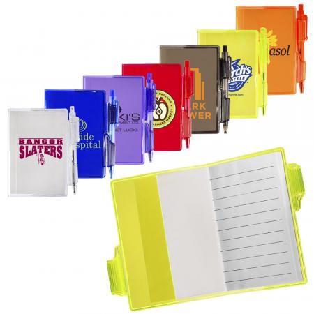 Clear-View Mini Notebooks with Pens 1