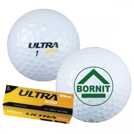 Wilson Ultra 500 Golf Balls One Color Imprint 1