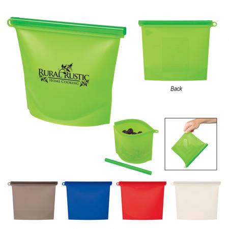 Reusable Food Bags With Plastic Slider 2