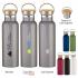Tipton Stainless Steel Bottles With Bamboo Lid 21 oz. Thumbnail 2