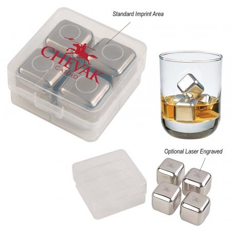 Stainless Steel Ice Cubes In Cases 1