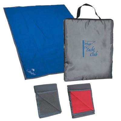 Reversible Fleece/Nylon Blankets With Carry Cases 2
