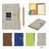 Woodgrain Look Notebooks with Sticky Notes And Flags Thumbnail 1