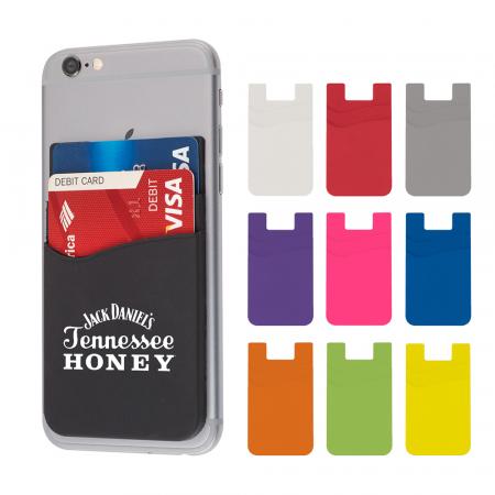 Dual Pocket Silicone Phone Wallets 1