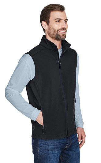 Core 365 Men's Cruise Two-Layer Fleece Bonded Soft Shell Vests 1
