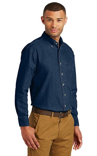 Port & Company - Long Sleeve Value Denim Shirt 3