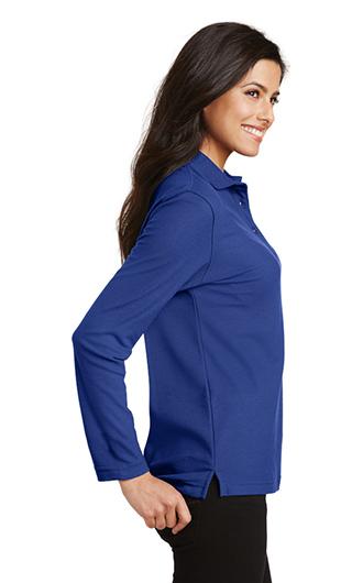 Port Authority Women's Long Sleeve Silk Touch Polo 3