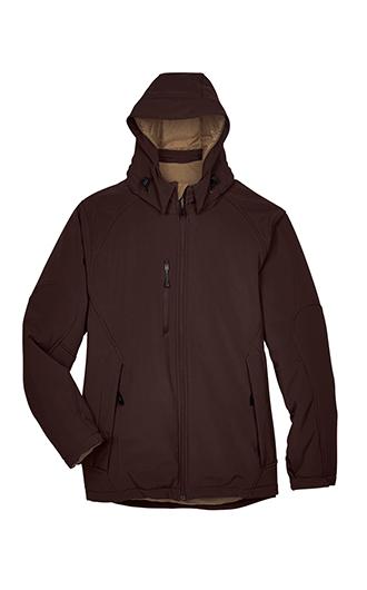 Glacier Men's Insulated Soft Shell Jackets with Detachable Hood 4