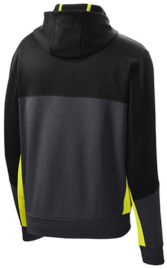 Sport-Tek Tech Fleece Colorblock Full Zip Hooded Jacket 5