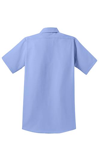 Red Kap Mens Short Sleeve Pocketless Gripper Shirts 5