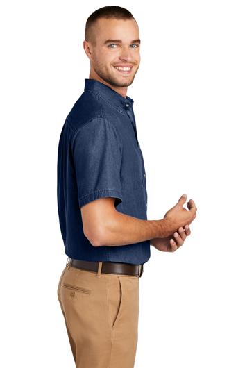 Port & Company Short Sleeve Value Denim Shirts 2