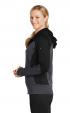 Sport-Tek Ladies Tech Fleece Colorblock Full Zip Hooded Jacket Thumbnail 2