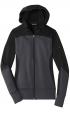 Sport-Tek Ladies Tech Fleece Colorblock Full Zip Hooded Jacket Thumbnail 3