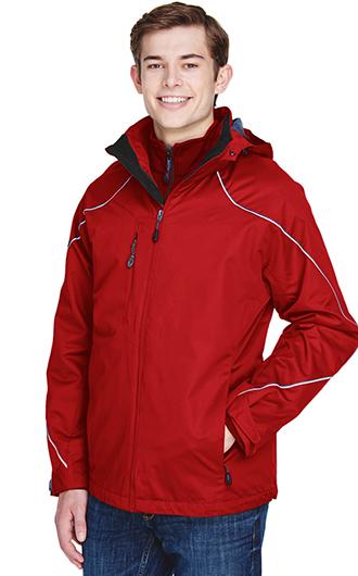 North End Men's Angle 3-In-1 Jackets with Bonded Fleece Liner 1