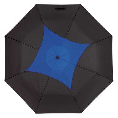 44-Inch Arc Top Vented Telescopic Folding Umbrella 1