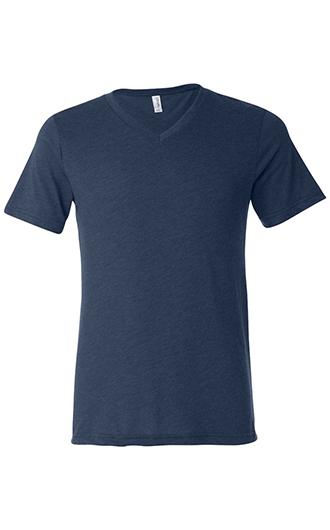 Bella  Canvas Unisex Triblend Short-Sleeve Deep V-Neck T-shirts 1