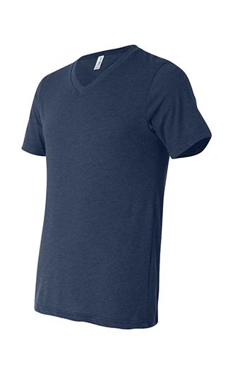 Bella  Canvas Unisex Triblend Short-Sleeve Deep V-Neck T-shirts 3