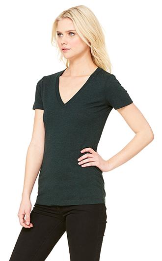 Bella  Canvas Ladies' Triblend Short-Sleeve Deep V-Neck T-shirts 3