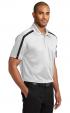 Port Authority Silk Touch Performance Colorblock Stripe Polo Thumbnail 3