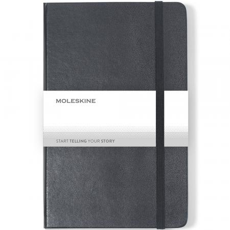 Moleskine Hard Cover Squared Large Notebook - Deboss 1