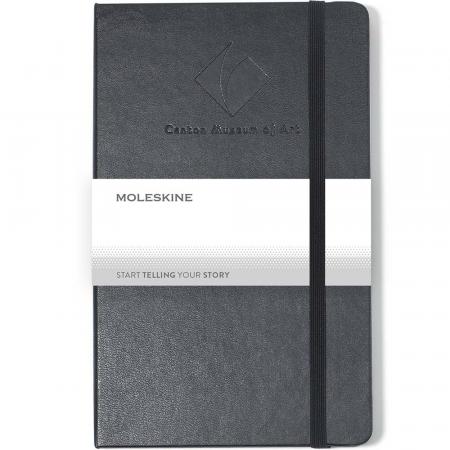 Moleskine Hard Cover Ruled Large Notebook - Deboss 1