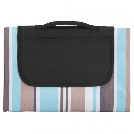 Oversized Striped Picnic and Beach Blankets 1