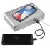 UV Sanitizer Desk Clock with Wireless Charging - Screen Print Thumbnail 1