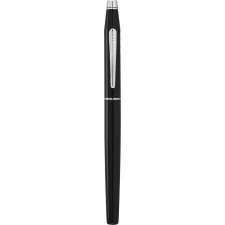 Cross Century Black Lacquer and Chrome Roller Ball Pens 2