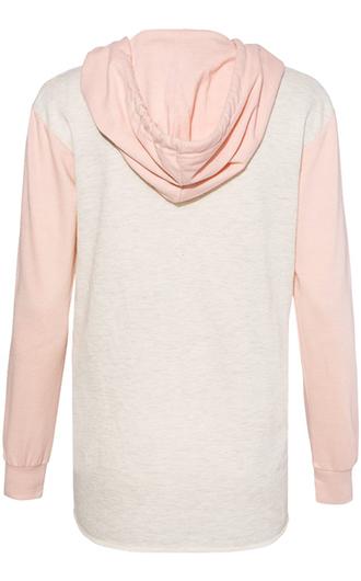 MV Sport - Women's French Terry Hooded Pullover with Colorblocke 2