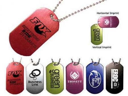 Dog Tag with 23 1/2 Ball Chains 1