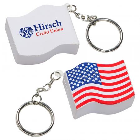 US Flag Key Chains Stress Relievers 1