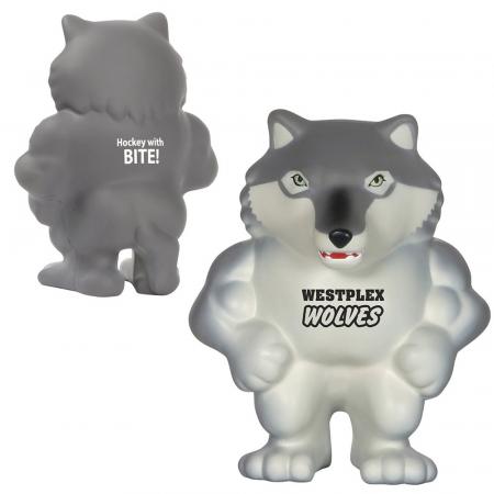 Wolf Mascot Stress Relievers 1
