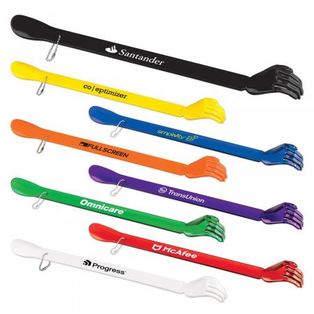 Plastic Backscratcher with Shoehorn & Chains 1