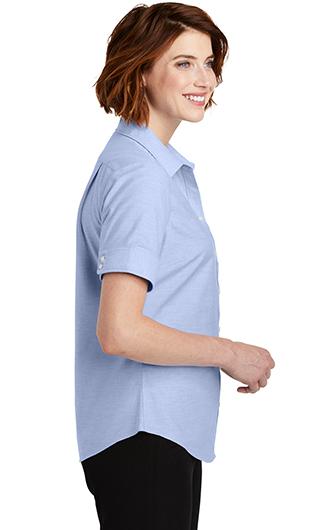 Port Authority Ladies Short Sleeve SuperPro Oxford Shirt 1