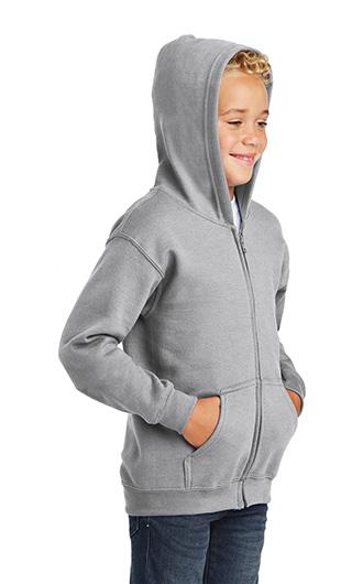 Gildan Youth Heavy Blend Full-Zip Hooded Sweatshirt 1