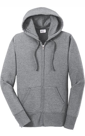 Port & Company Ladies Core Fleece Full-Zip Hooded Sweatshirt 4