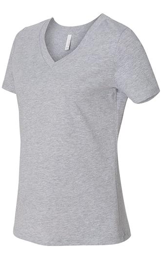 Womens Relaxed Jersey V-Neck Tee 1