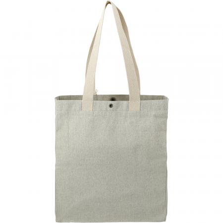 Repose 10oz Recycled Cotton Box Tote w/Snap 2