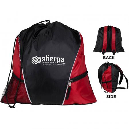 Sherpa Drawstring Backpack 1