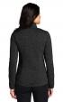 Port Authority Ladies Sweater Fleece Jacket Thumbnail 2