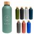 17 Oz. Blair Stainless Steel Bottle With Bamboo Lid Thumbnail 1