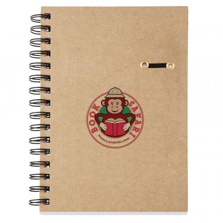 ECO Hard Cover Spiral Notebooks - 5 3/4 x 8 1/4 1