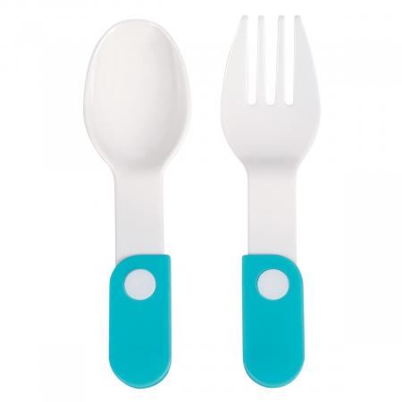 14 Oz. Thermal Mugs With Spoon And Fork Sets 1