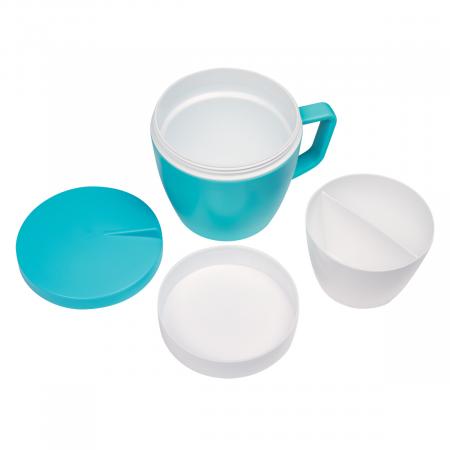 14 Oz. Thermal Mugs With Spoon And Fork Sets 2