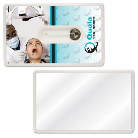 Credit Card Style Dental Floss with Mirrors 1