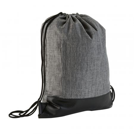 Heathered Drawstring Backpacks 1